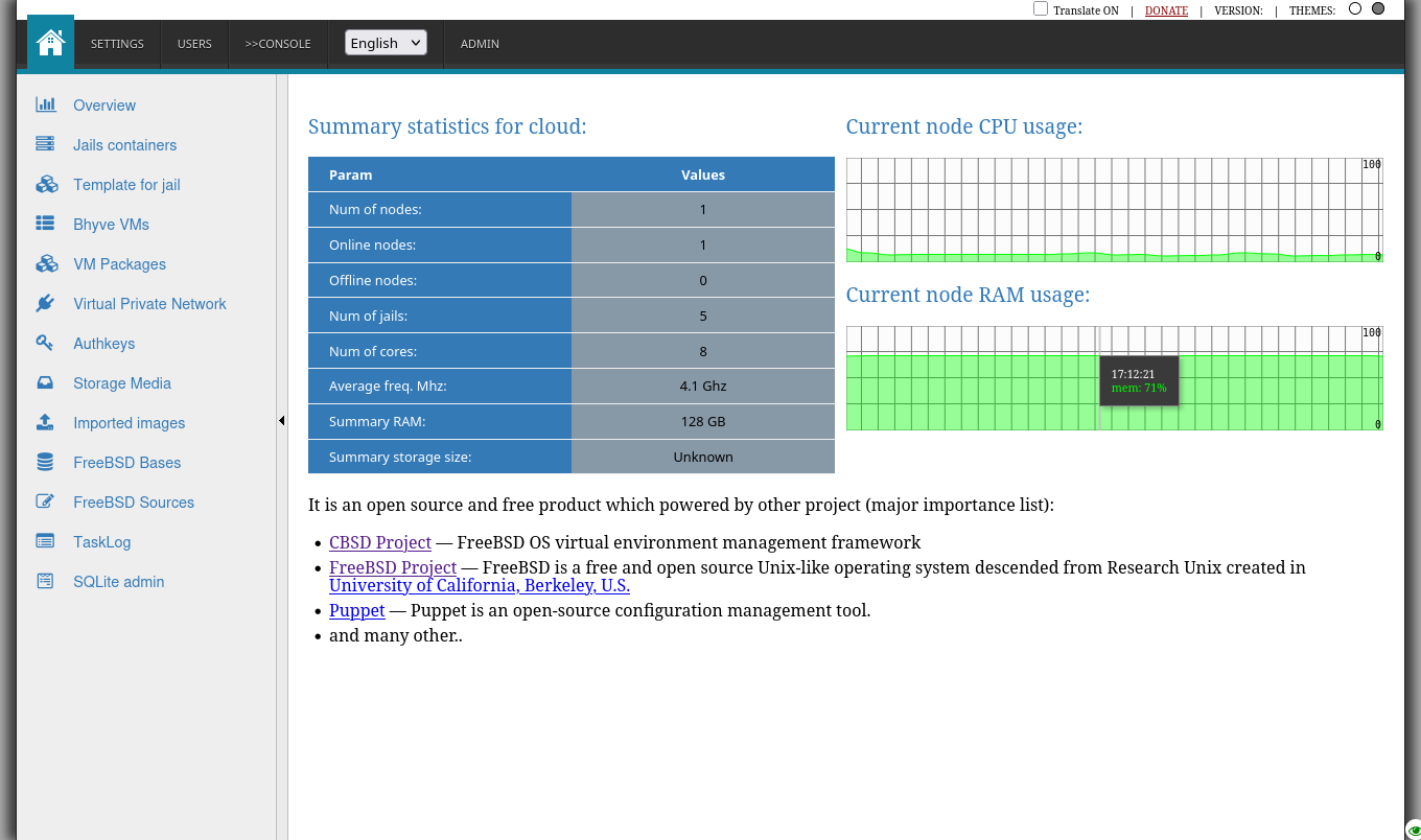 ClonOS screenshot 1 ClonOS screenshot 1
